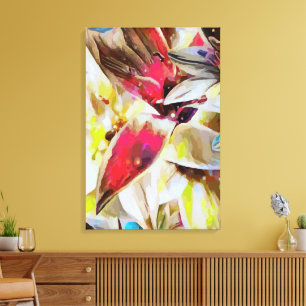 Abstract 14604 canvas afdruk