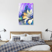 Abstract 14636 canvas afdruk (Insitu (Slaapkamer))
