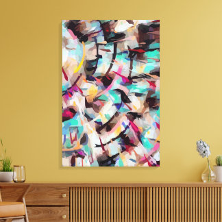 Abstract 14647 canvas afdruk