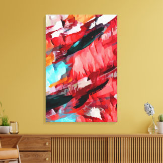 Abstract 14648 canvas afdruk