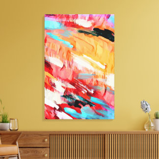 Abstract 14649 canvas afdruk
