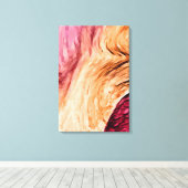 Abstract 14651 canvas afdruk (Insitu (Houten vloer))