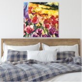 Abstract 14661 canvas afdruk (Insitu (Slaapkamer))
