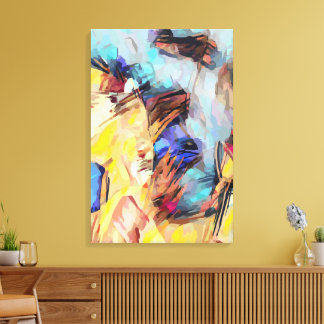 Abstract 14663 canvas afdruk