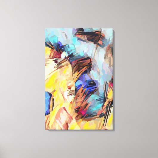 Abstract 14663 canvas afdruk (Voorkant)