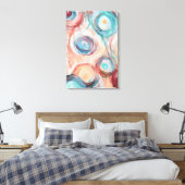 Abstract 14665 canvas afdruk (Insitu (Slaapkamer))
