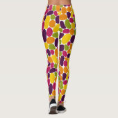 Abstract 160417 - Wijngom Leggings (Achterkant)