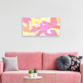 Abstract 16 canvas afdruk (Insitu (Woonkamer))