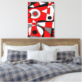 Abstract #185.3 canvas afdruk (Insitu (Slaapkamer))
