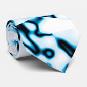 Abstract 190819 - 011 - Indigostijl Stropdas (Opgerold)