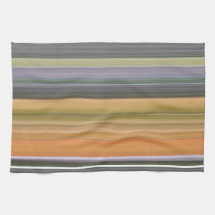 Abstract #1: Geel en grijs Theedoek