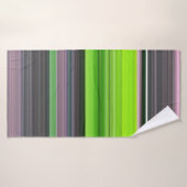 Abstract #1: Lime and grey (Serviette de bain)