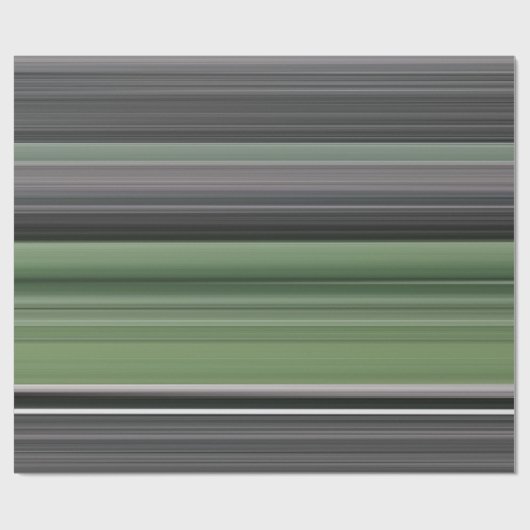 Abstract #1: Olijfgroen en grijs Cadeaupapier (Vlak)