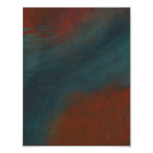 Abstract 1: reds and blues foto afdruk