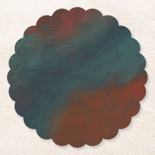 Abstract 1: reds and blues kartonnen onderzetters