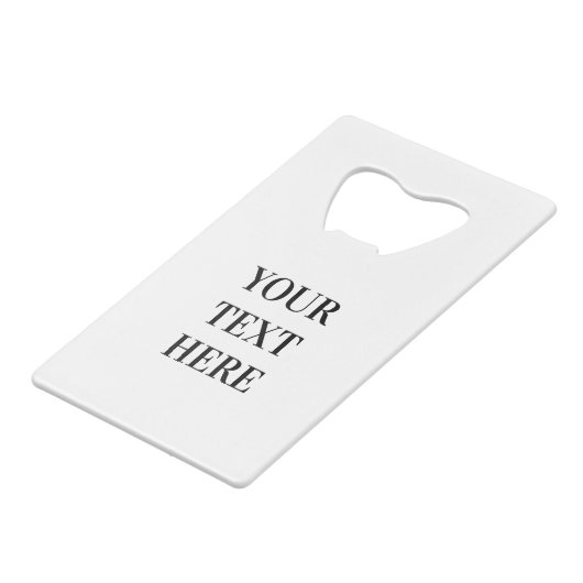 Abstract 1: reds and blues kredietkaart flessenopener (Achterkant Gekanteld)