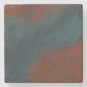 Abstract 1: reds and blues stenen onderzetter