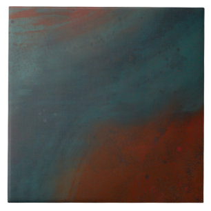 Abstract 1: reds and blues tegeltje