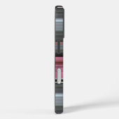 Abstract #1: Roze en grijs Case-Mate iPhone Case (Achterkant / Rechts)