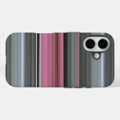 Abstract #1: Roze en grijs Case-Mate iPhone Case (Achterkant (horizontaal))