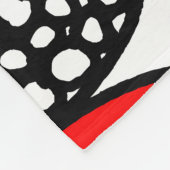 Abstract 211216 - Rood Fleece Deken (Hoek)