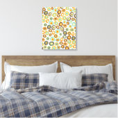 Abstract 250213 canvas afdruk (Insitu (Slaapkamer))