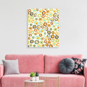 Abstract 250213 canvas afdruk (Insitu (Woonkamer))