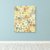 Abstract 250213 canvas afdruk (Insitu (Houten vloer))