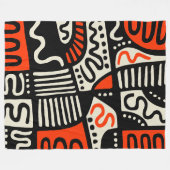 Abstract 291219c fleece deken (Voorkant (Horizontaal))