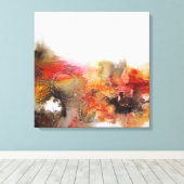 ABSTRACT #2 Circles en Squares Square Canvas (Insitu (Houten vloer))