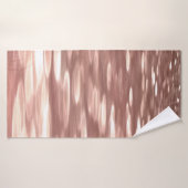 Abstract #3: Copper Rose Gold (Serviette de bain)