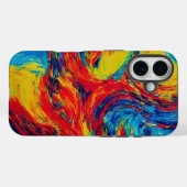 Abstract 3D digitaal olieverfschilderij Case-Mate iPhone Case (Achterkant (horizontaal))