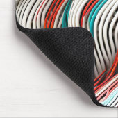 Abstract 3D draadontwerp Muismat (Hoek)