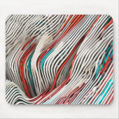 Abstract 3D draadontwerp Muismat (Voorkant)