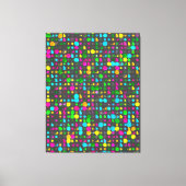 Abstract 3d Geometric Pattern Canvas Afdruk (Voorkant)