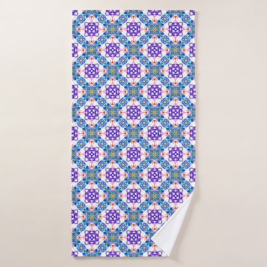 Abstract 3D Illustration of Modern Pattern3d illus Badhanddoek (Badhanddoek)