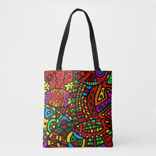 Abstract #411 tote bag (Voorkant)