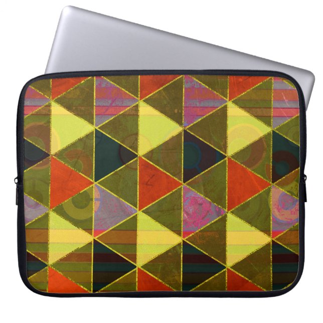 Abstract #474 laptop sleeve (Voorkant)