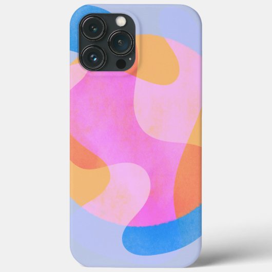 Abstract 4: Pink to Blue Case-Mate iPhone Case (Achterkant)