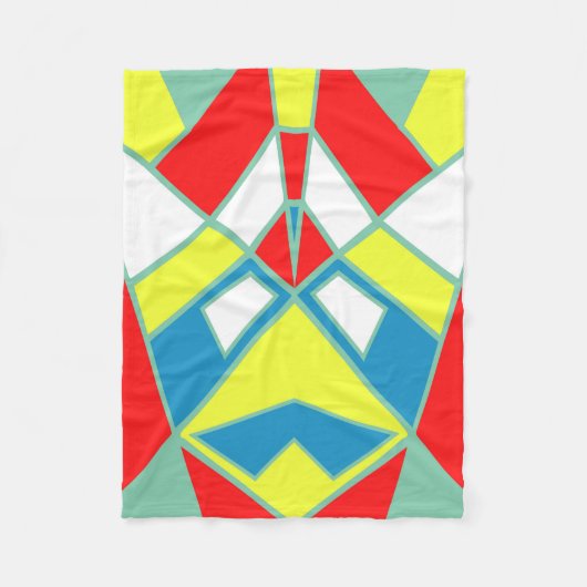 Abstract #601 fleece deken (Voorkant)