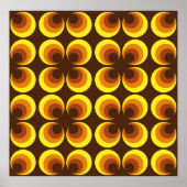 Abstract. 60s kleurrijk naadloos patroon, retro-st poster (Voorkant)