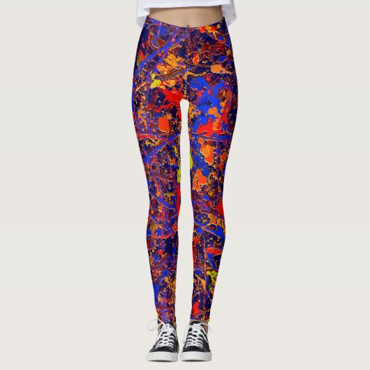 Abstract #737 leggings (Voorkant)