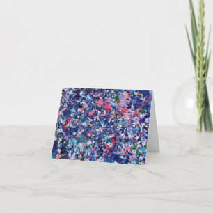 Abstract_7 Opmerking Kaart<Blank Inside> Bedankkaart