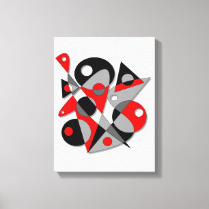 Abstract #81 canvas afdruk