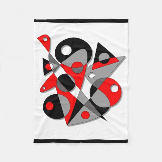 Abstract #81 fleece deken (Voorkant)