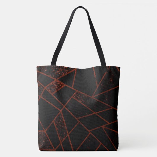Abstract #948 Rood Tote Bag (Achterkant)