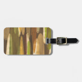 Abstract aardetinten landschap bagagelabel (Voorkant horizontaal)