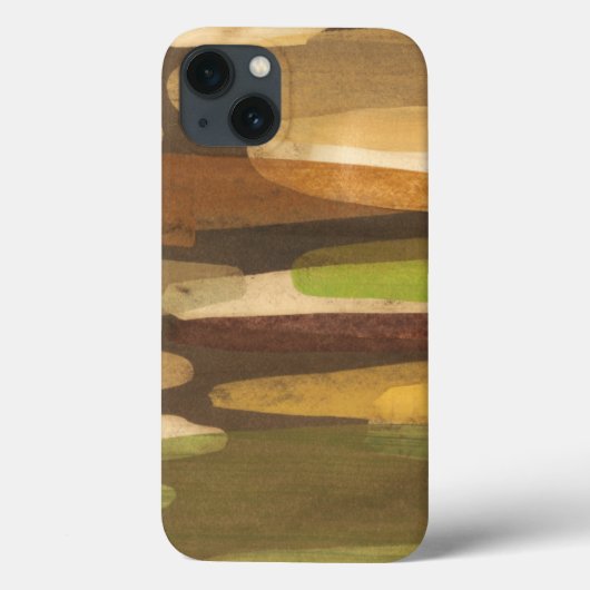 Abstract aardetonen landschap Case-Mate iPhone case (Achterkant)