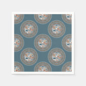 Abstract Accent Polka Dot Mandala Decoupage Servet (Voorkant)