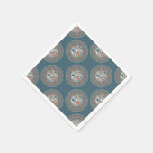 Abstract Accent Polka Dot Mandala Decoupage Servet (Hoek)